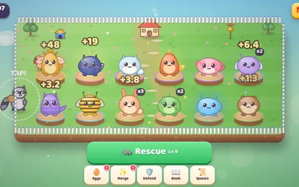 Critter Keep Rescue gameplay screenshot