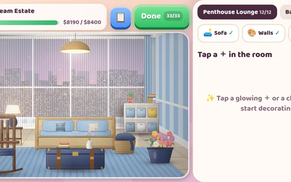 Dream Room gameplay screenshot