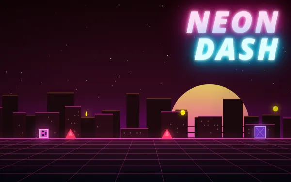 Neon Dash gameplay screenshot