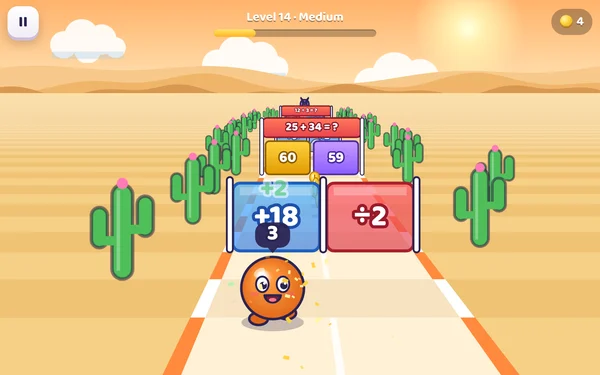 Number Dash gameplay screenshot