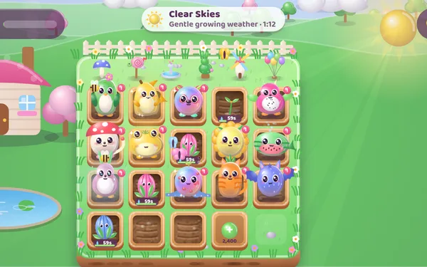 Silly Sprout Garden gameplay screenshot