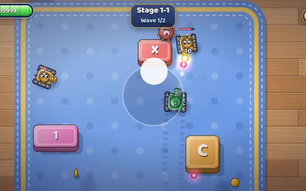 Tank Rumble gameplay screenshot